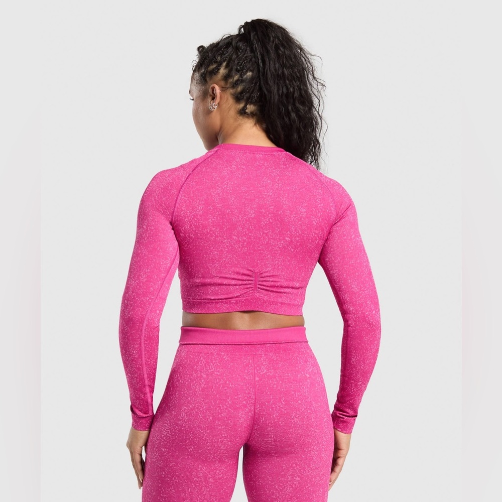 ADAPT Fleck Seamless Leggings in Winning Pink/Sour Pink size M - Picture 8 of 8